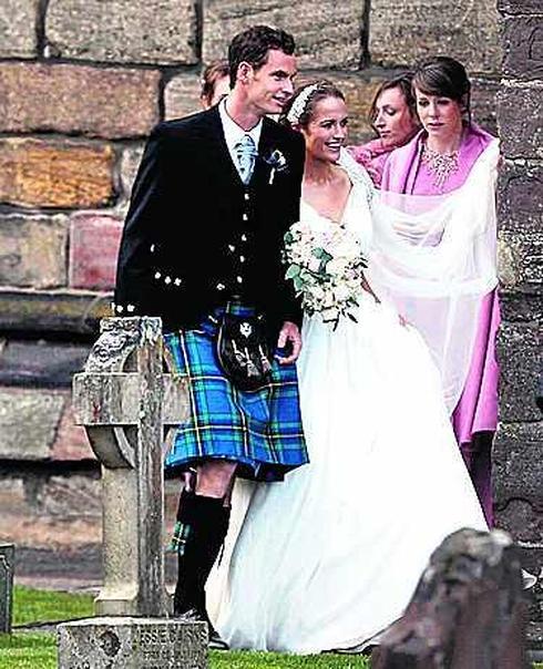 La gran boda escocesa del tenista Andy Murray