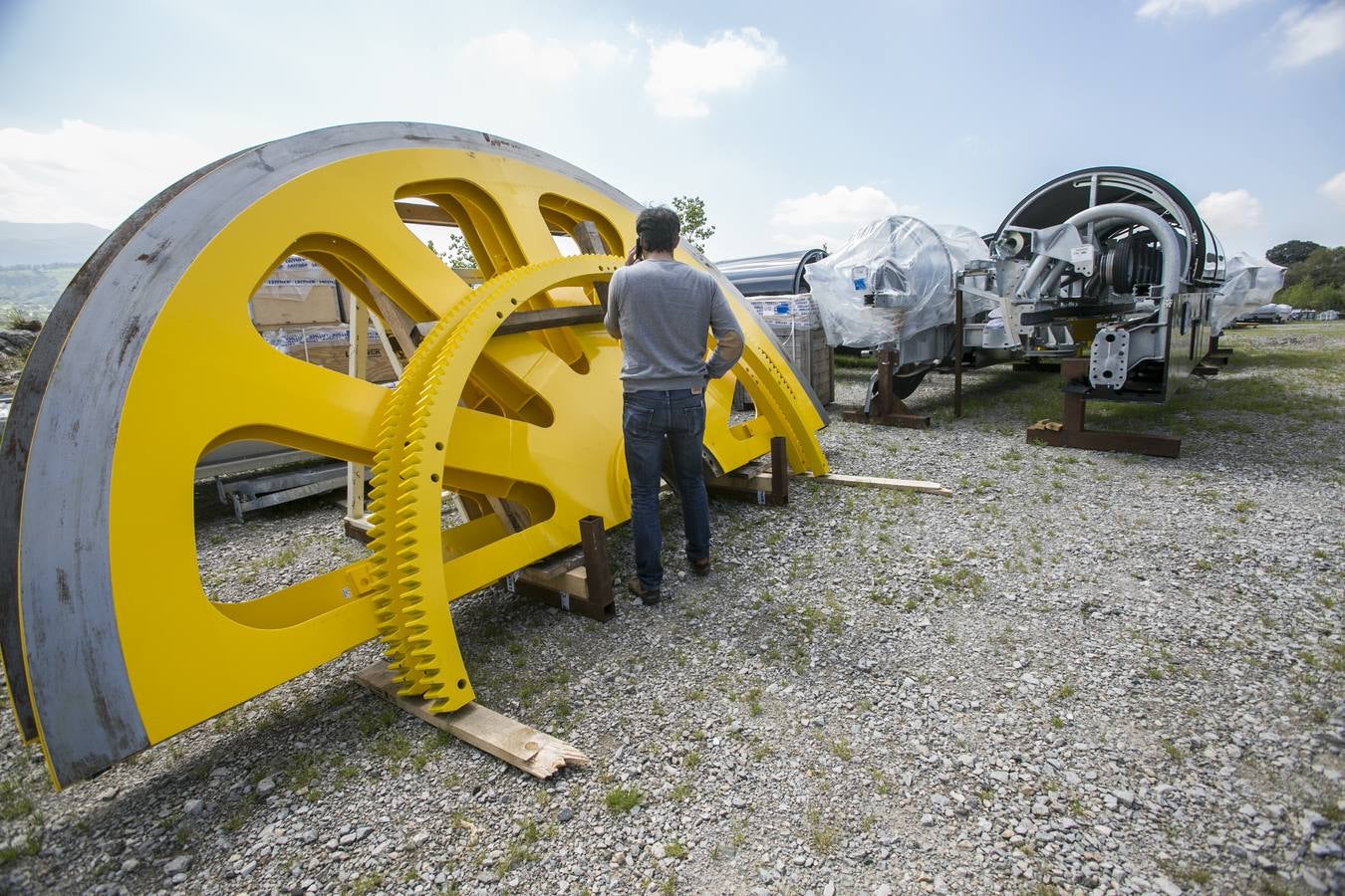 Cantur espera acabar el teleférico de Cabárceno en seis meses