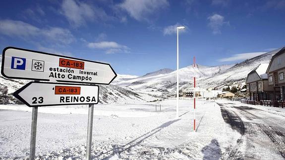 La innivación artificial de Alto Campoo comenzará a ejecutarse esta primavera