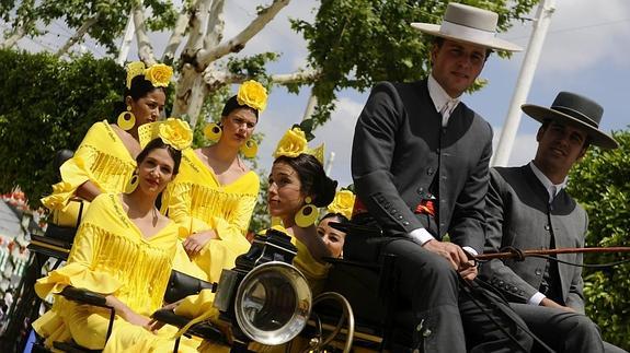 Famosos en la Feria de Abril