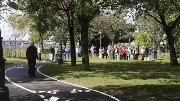 Los santanderinos recuperan el parque de La Marga