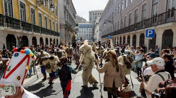 La Vijanera brilla en Lisboa a pesar de la falta de apoyo institucional