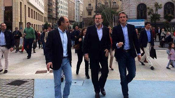 Rajoy se pasea por Santander