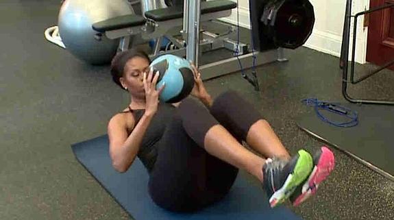 Un día en el gimnasio con Michelle Obama