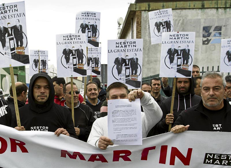 Nestor Martin hace efectivos los 42 despidos y aprueba un ERE hasta 2017