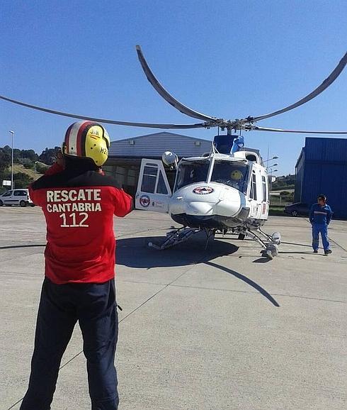 Tercer senderista evacuado en helicóptero en menos de 24 horas en Cantabria