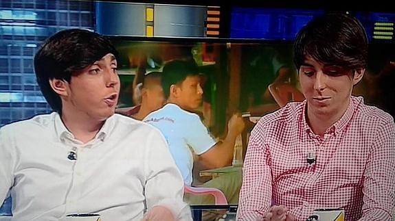 Los gemelos de 'Pekín Express', muy criticados en su paso por 'El Hormiguero'