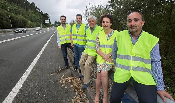 Los alcaldes del Asón se alían contra el 'tramo negro' y exigen un radar fijo