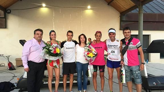 Salvador, Fernández, Pereiro y Lahera baten el record de maratón sobre cinta