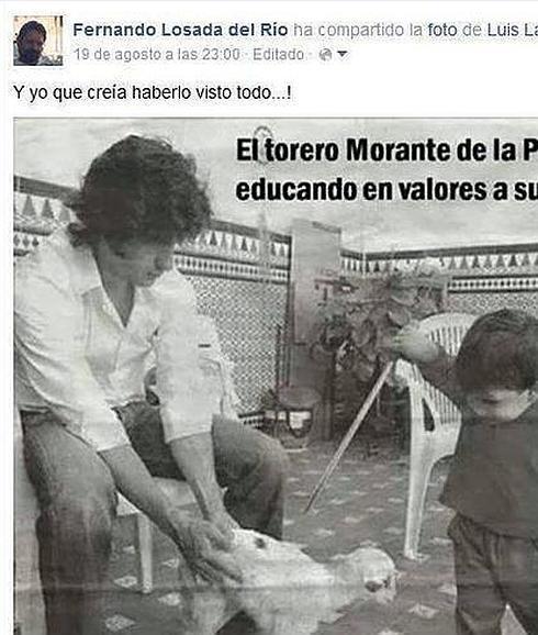 Cierran una página de Facebook por la denuncia de un taurino