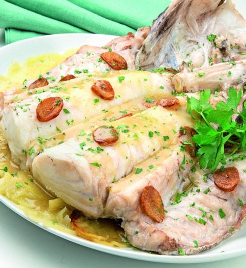 Técnicas de cocina: cogote de merluza al horno