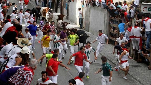 Encierro limpio, sin heridos, pero peligroso