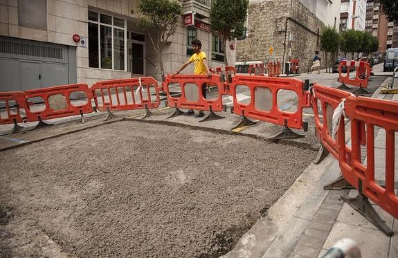 La calle Gándara cierra sus heridas