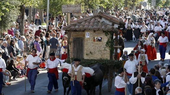 Las carretas ocupan Reinosa