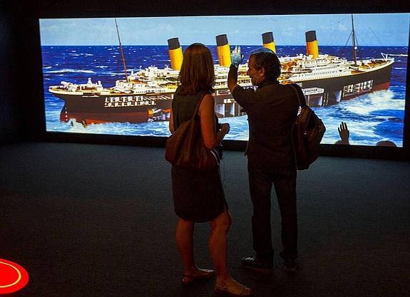 La muestra del Titanic culminará con una simulación del siniestro