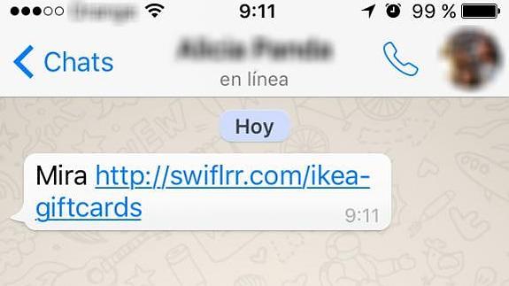 Los falsos mensajes de Ikea por WhatsApp: un timo para conseguir tus datos