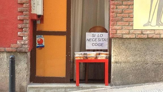 "Si lo necesitas, coge"