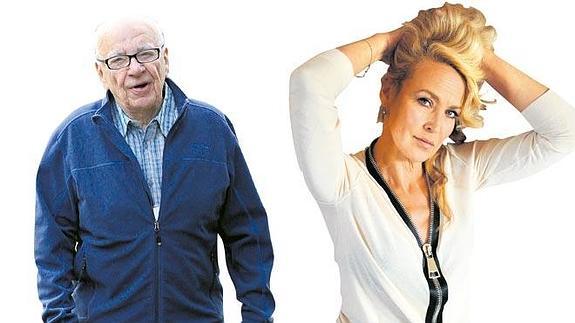 Murdoch y Jerry Hall, la pareja del otoño