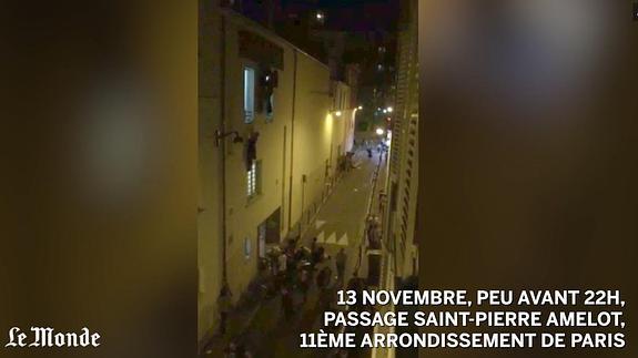 Un vídeo retrata el horror vivido por los asistentes a la sala Bataclan