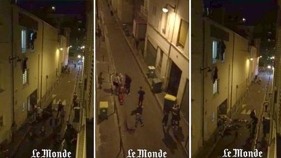 La embarazada que se colgó de la ventana del Bataclan encuentra a su salvador