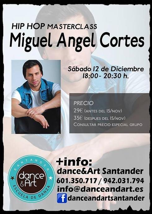 ¿Quieres aprender Hip Hop con Miguel Ángel Cortés?