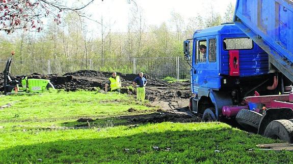 Comienzan las obras del parque fluvial Híjar-Ebro en Reinosa