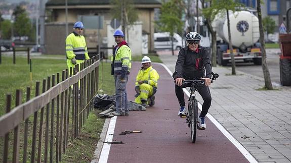 El Gobierno regional financia el 70% del carril bici hasta Nueva Montaña