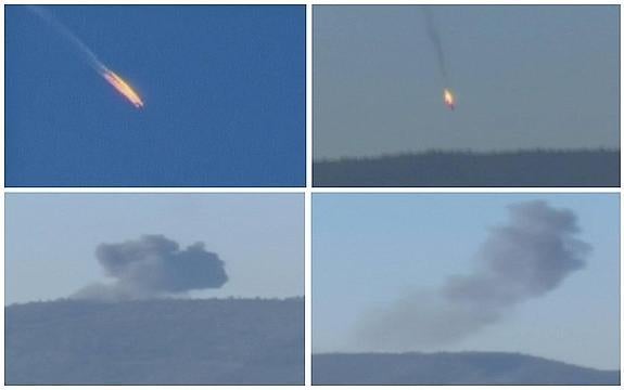 Así abatieron las fuerzas turcomanas a los pilotos del caza ruso