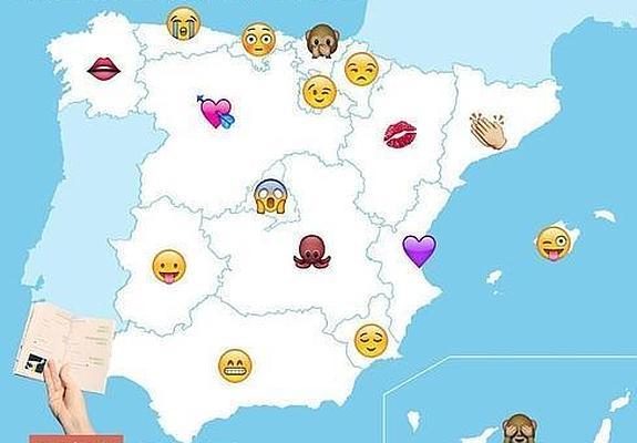 ¿Cuál es el 'emoji' más utilizado en Cantabria?