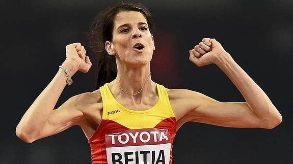 Ruth Beitia, otra vez la mejor atleta española