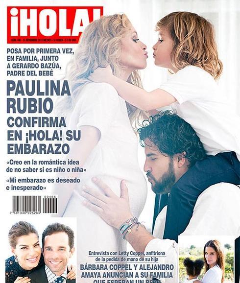 Paulina Rubio confirma que volverá a ser mamá