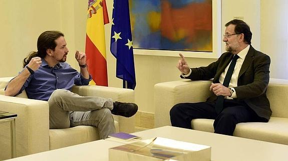 Rajoy y Pablo Iglesias se cruzan este martes en Santander