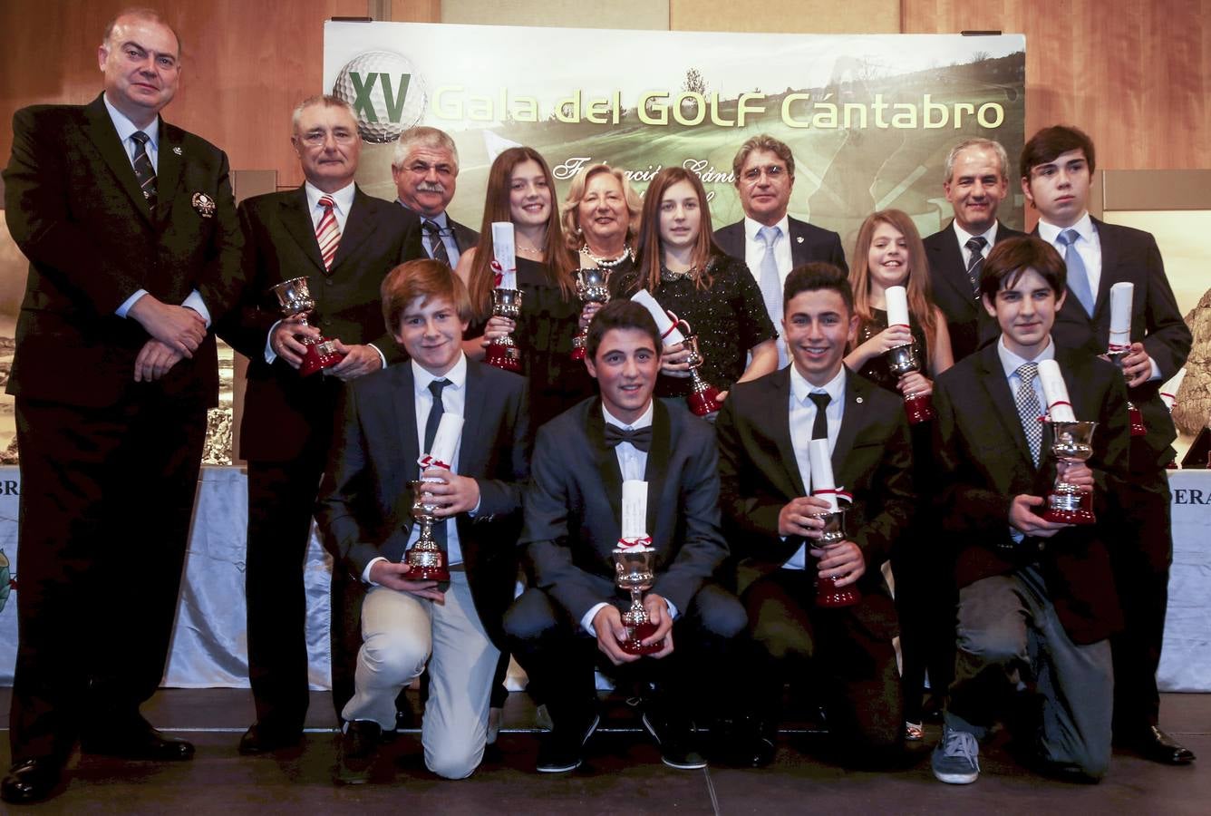 El golf cántabro celebra su noche