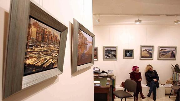 El cántabro Francisco Díaz muestra sus pinturas en La Vidriera