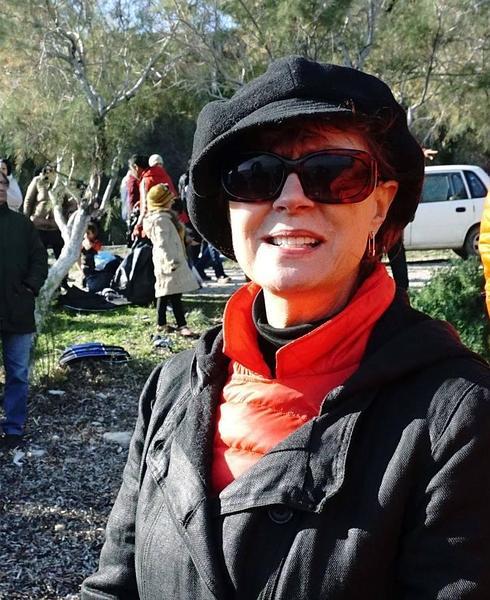 Sarandon, en un rescate con bomberos españoles