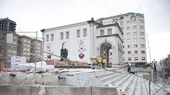 Las nuevas escaleras del Centro Madrazo, a la vista