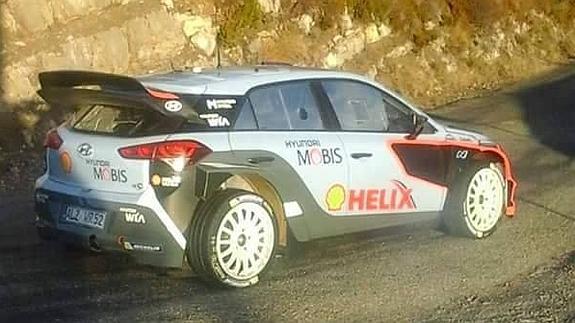 Accidente de Dani Sordo en los test previos al Rally de Montecarlo