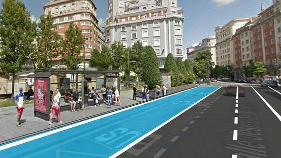 La oposición tacha el nuevo carril para buses y taxis de "incompleto" y "muy costoso"