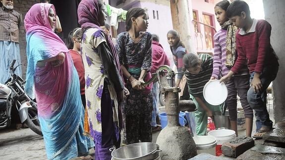 Los disturbios de la minoría Jat dejan sin agua a Nueva Delhi