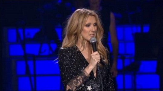 Celine Dion vuelve a los escenarios tras la muerte de su marido