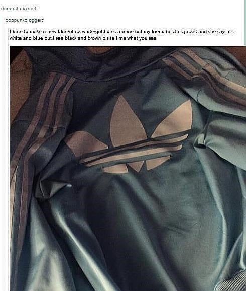 ¿De qué color ves la chaqueta?