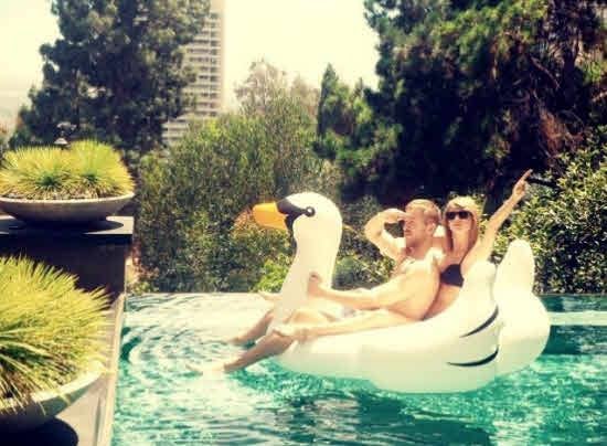 Taylor Swift y Calvin Harris, un año juntos