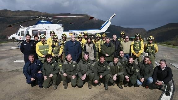 El Ministerio desplaza a Cantabria una brigada de refuerzo en la lucha contra incendios