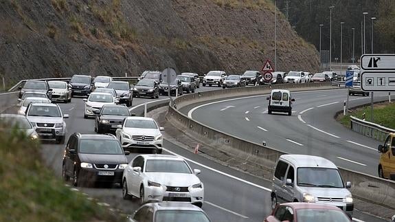 Retenciones para salir de Cantabria