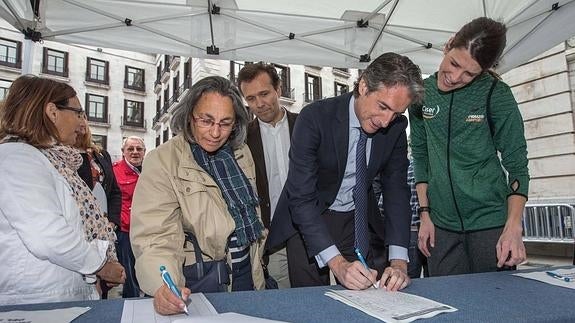 Ánimos para una medalla y un premio