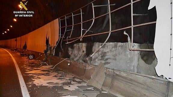 Uno de los implicados en el accidente del túnel de Islares circulaba a 170 km/h