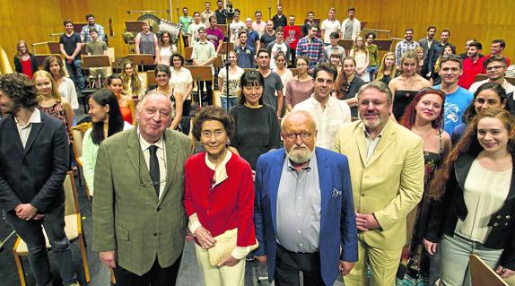 El maestro Penderecki ofrece en Santander un concierto "histórico" e inédito en España