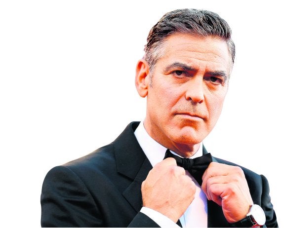 A Clooney se la arman con su peluquero