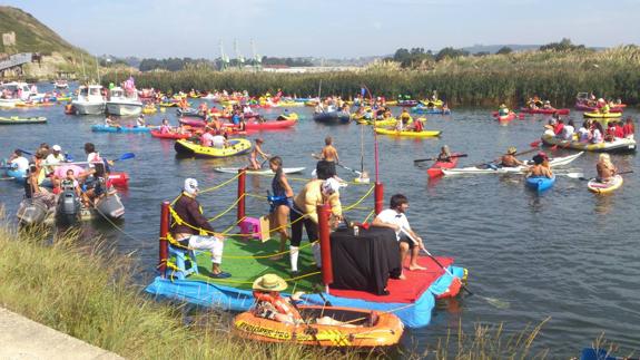 Suances última los preparativos para el VII Descenso de la Ría San Martín