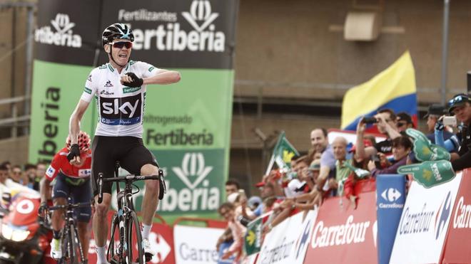 Froome vuelve a ganar en Peña Cabarga